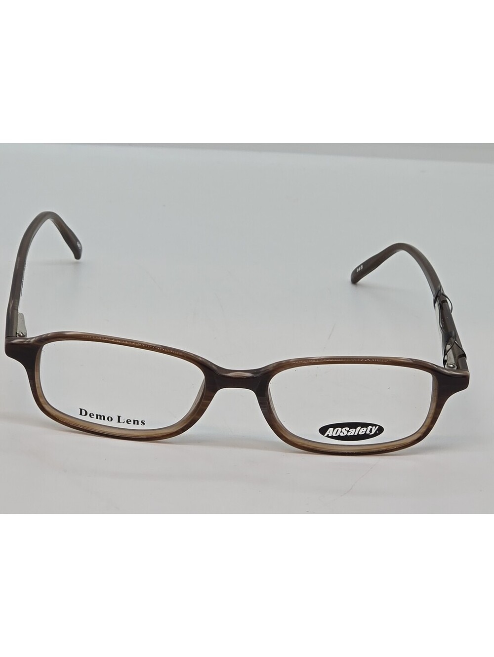 AO Safety American Optical 650 EYEGLASSES FRAMES 50-16-145 Rectangle Brn Marble